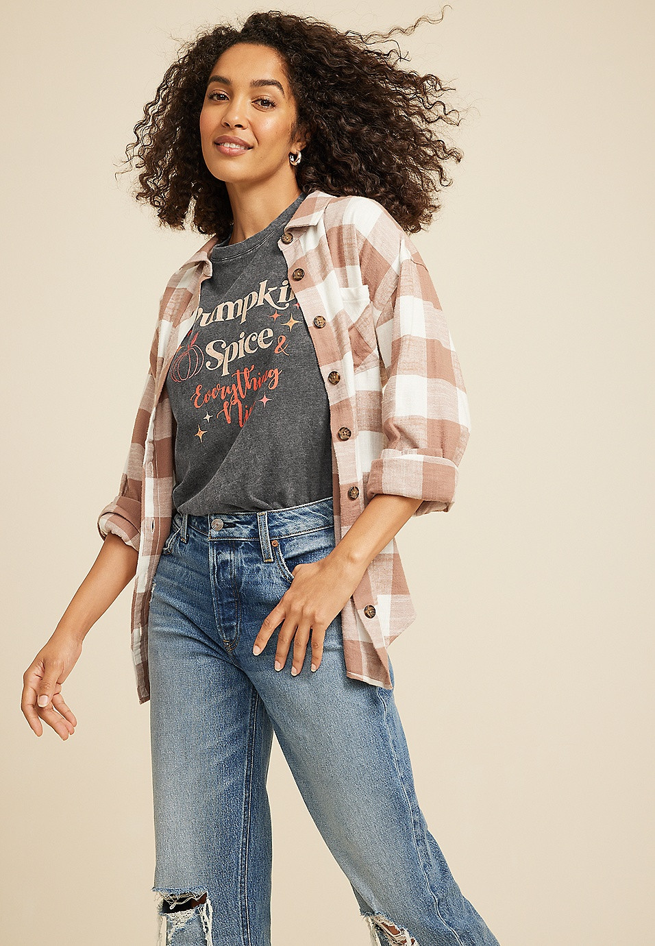 Pumpkin Spice Graphic Tee | Maurices