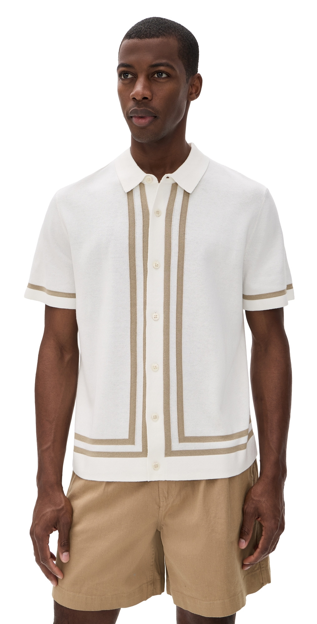 RAILS Leo Shirt White Cashew XL | Shopbop