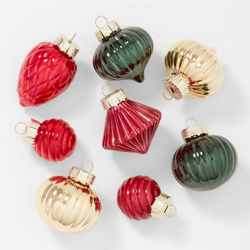 8ct Glass Christmas Tree Ornament Set - Wondershop™ | Target