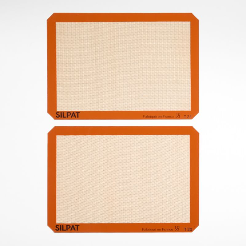 Silpat Sweet & Savory Half Sheet Baking Mats, Set of 2 | Crate & Barrel
