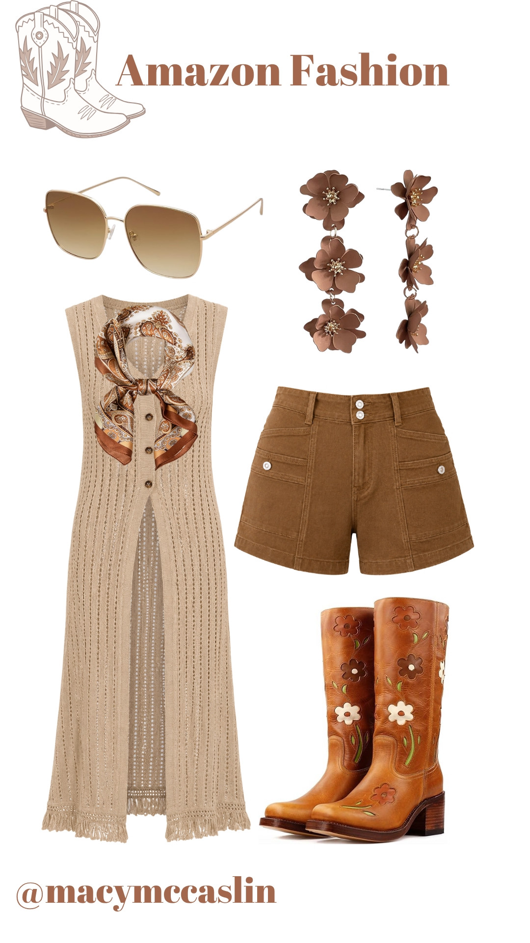 Western boho vibes with these Amazon finds! Perfect for a stylish day out. 🌵🌞 #westernboho #amazonstyle 

 #LTKootd #LTKSeasonal #LTKSaleAlert
