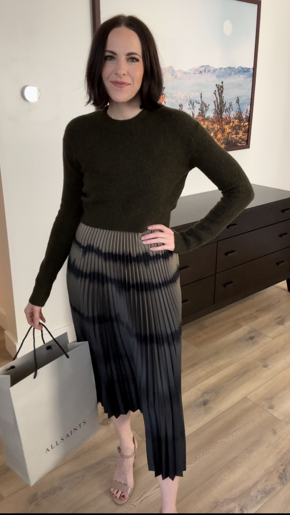 All Saints up to 50% sale is happening now! Here’s what I got… 

This dress/sweater is essentially a two for one - wear the dress & sweater together or separately. The dress is perfect for a wedding on its own or pair with the sweater for a more casual look with a pair of boots. 

I’m wearing a size US XS. I find that All Saints can run a little looser so I tend to size down. 

I’m 5’9” and around 135-140 lbs. 

#LTKSummerSales #LTKSaleAlert #LTKSeasonal