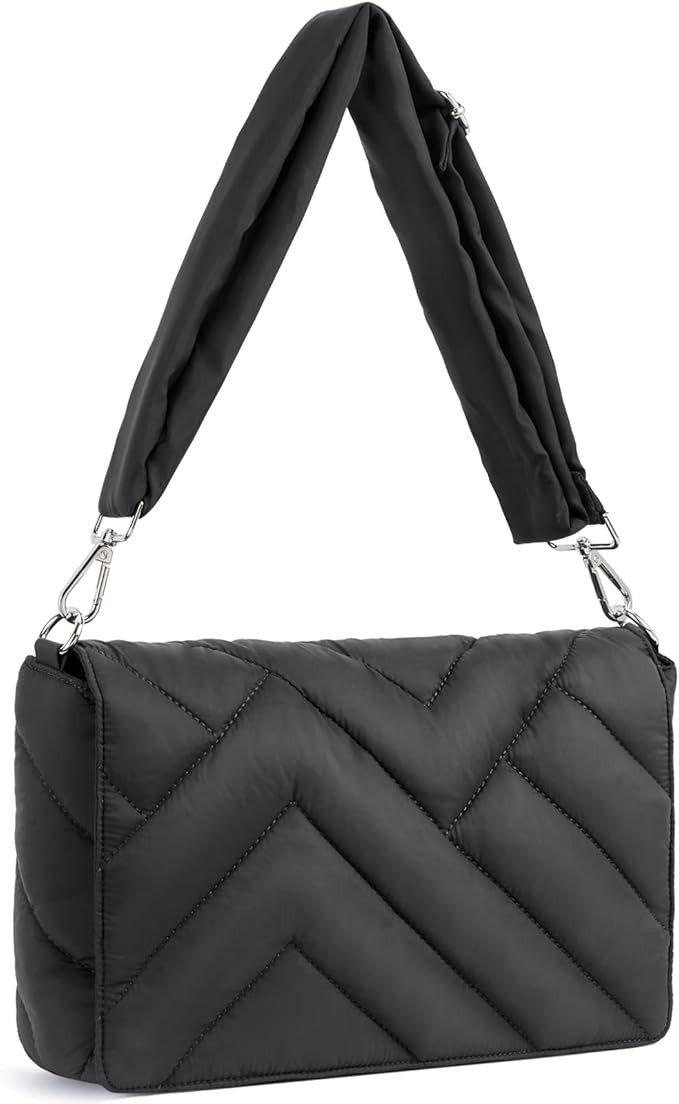 BOSTANTEN Quilted Crossbody Bags for Women Puffer Bag Designer Purse Lightweight Shoulder Handbag... | Amazon (US)
