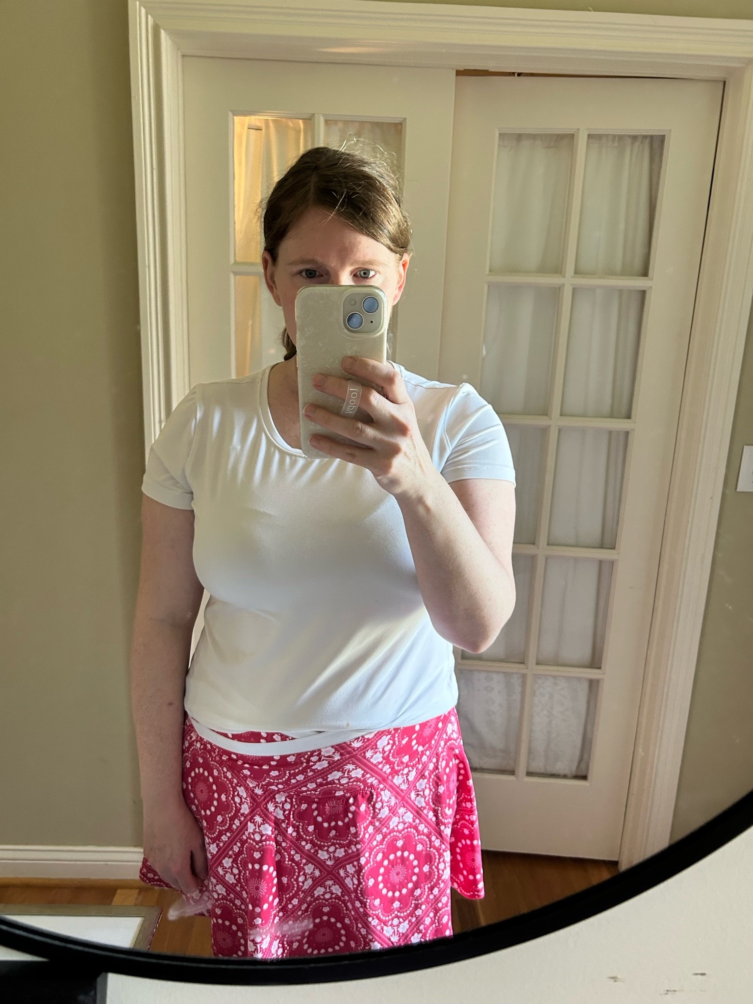 Target skort, and white workout top,

#LTKootd #LTKActive #LTKmomlife