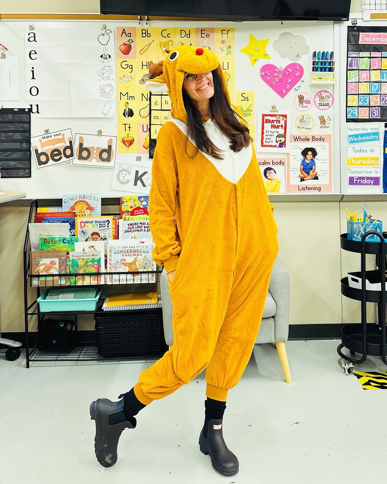 Rudolph the Red-Nosed Reindeer inspired onesie with pockets! 

#LTKHoliday #LTKFindsUnder50 #LTKSeasonal