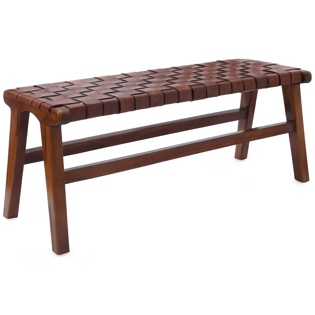 Kamaru Bench [Cognac] | URBANARA (EU)