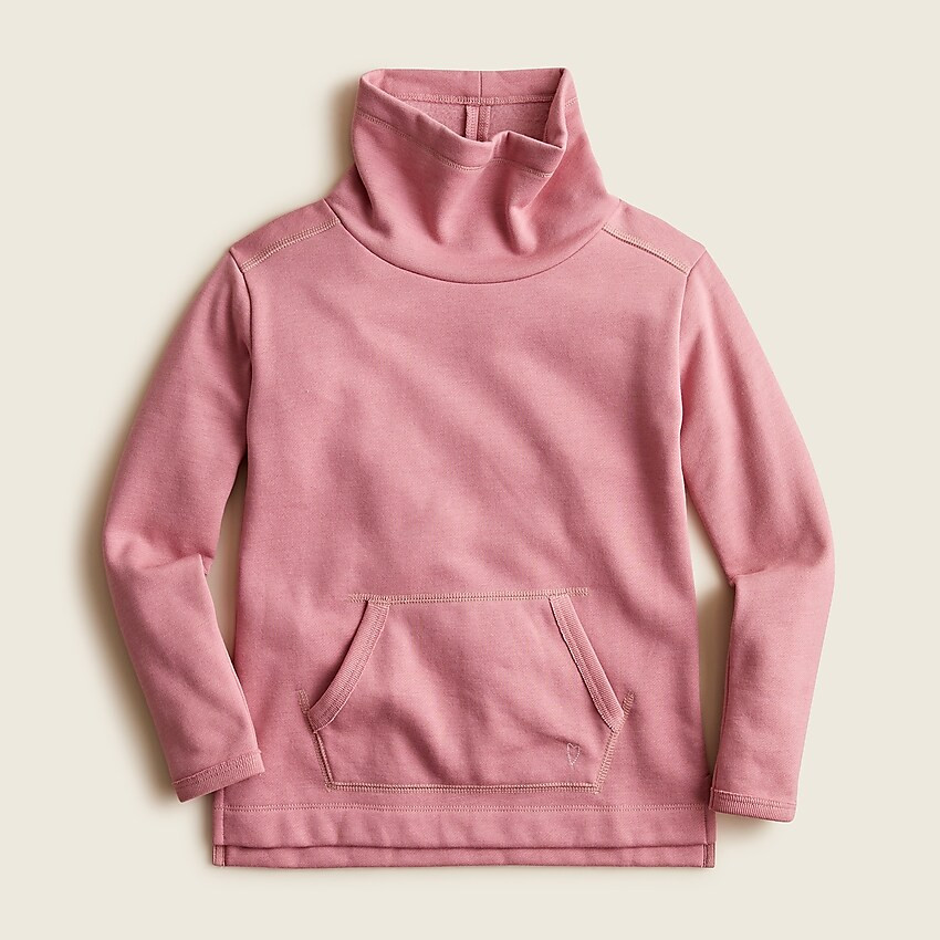 Girls' funnelneck tunic sweatshirt | J. Crew US