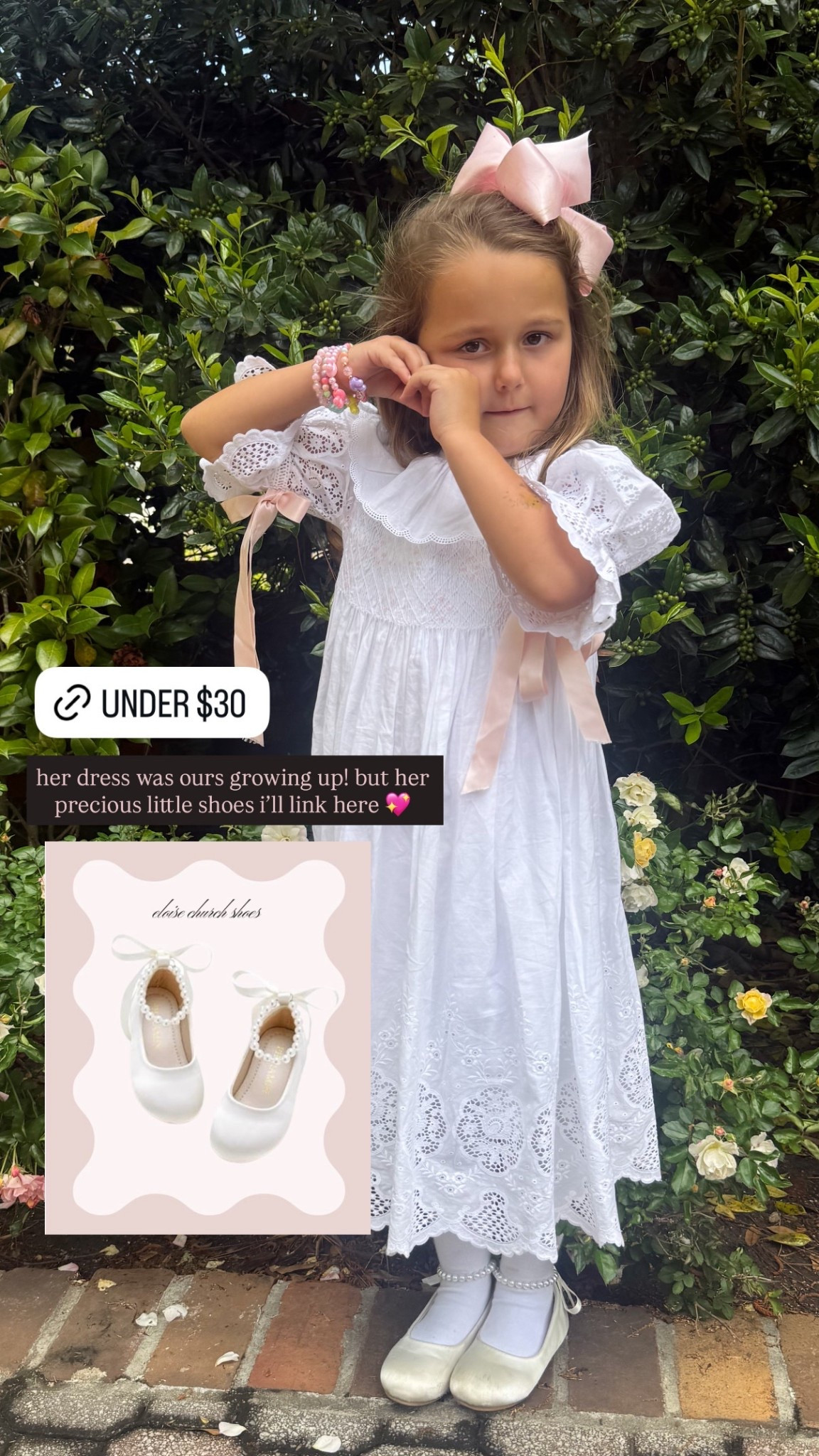 Sweetest Easter shoes for Eloise🤍🤍🤍

#LTKootd #LTKKids