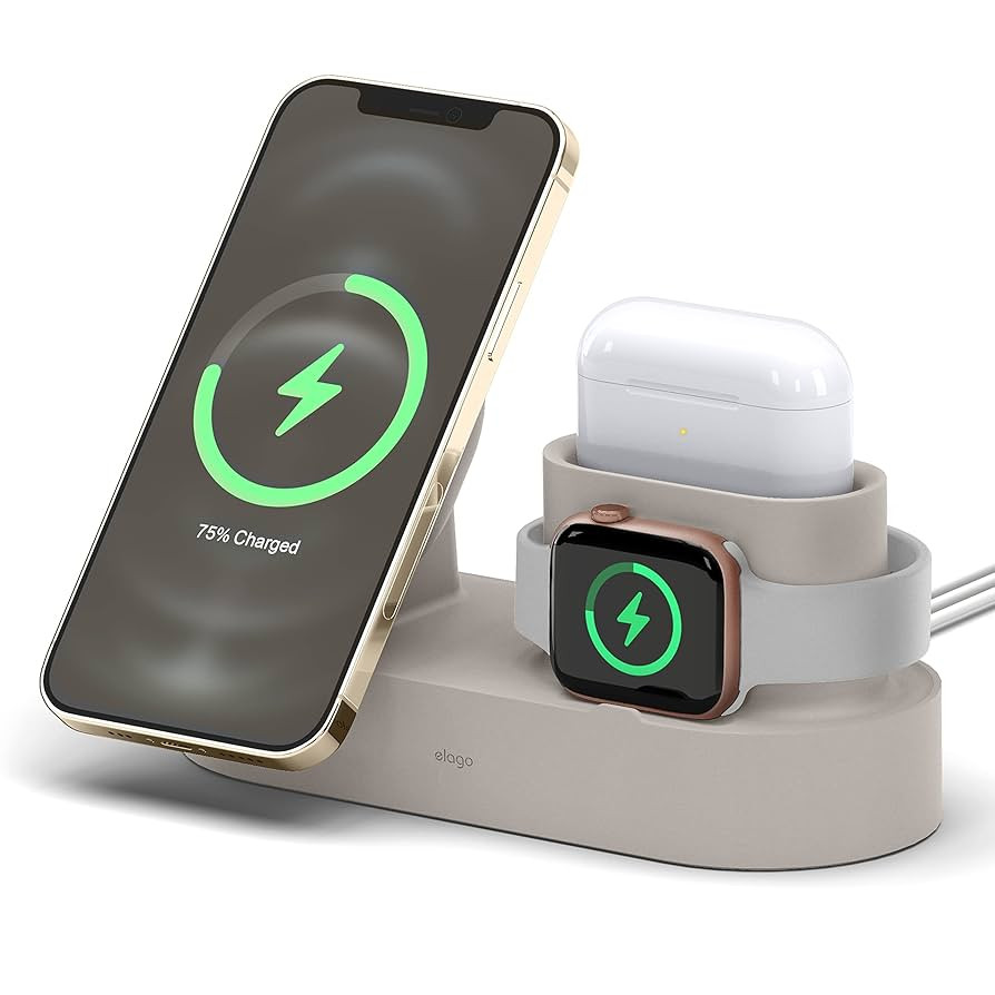 elago MS2 Ladestation Kompatibel mit MagSafe Ladegerät, Kompatibel mit iPhone 15, 14, 13, 12, Ko... | Amazon (DE)