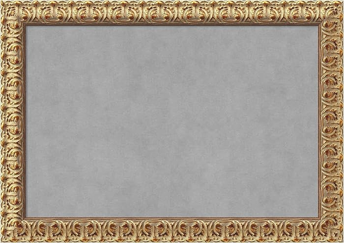 Amanti Art Gold Framed Magnetic Board 19x27 Medium Vision Board for use with Magnets, 100% Metal ... | Amazon (US)