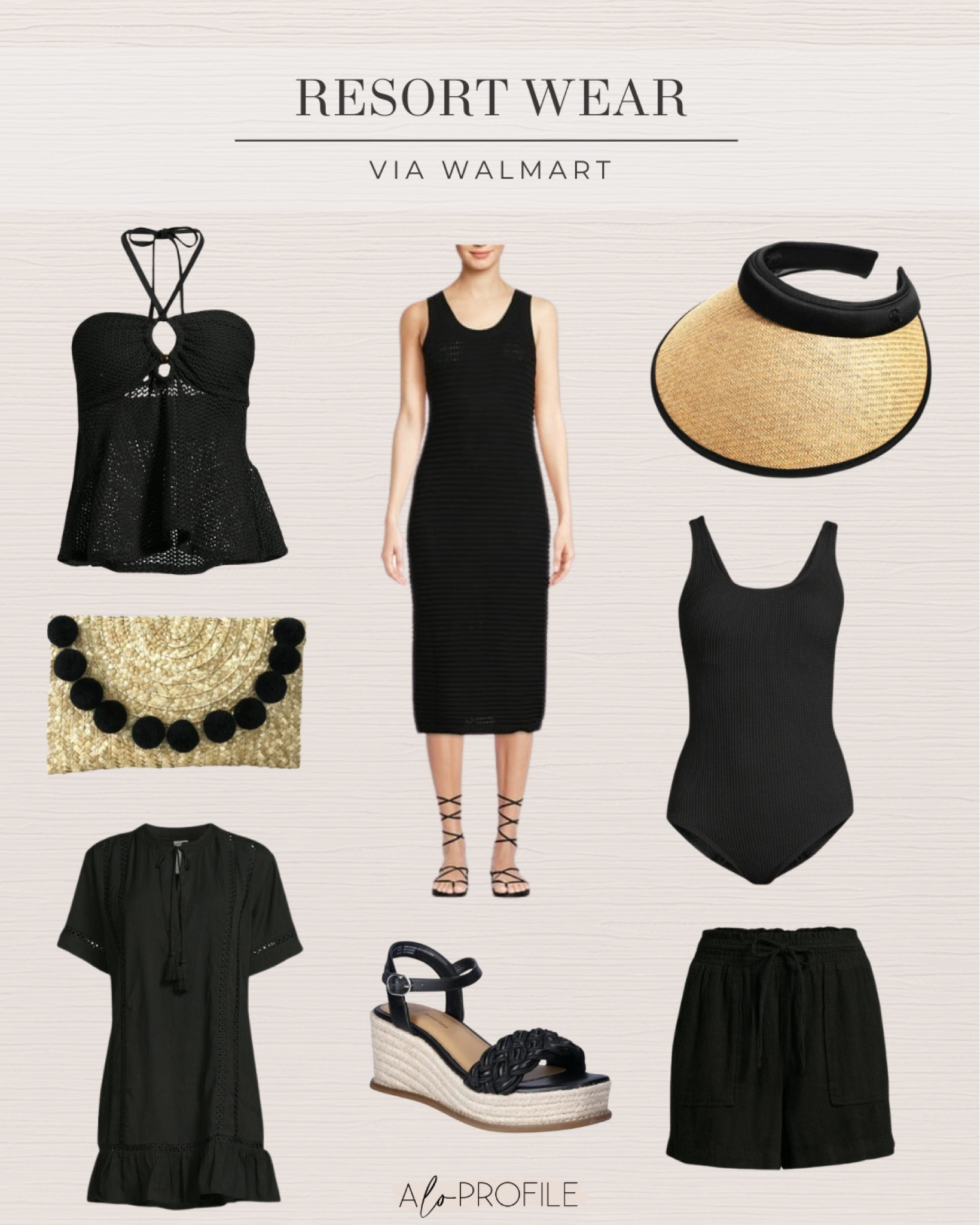 Resort Wear : Via Walmart // Walmart fashion, Walmart outfits, Walmart resort wear, Walmart finds, Walmart style, vacation outfits, swimwear, spring outfits, spring break outfits, vacay outfits, vacation outfit ideas, summer outfits, beach vacation