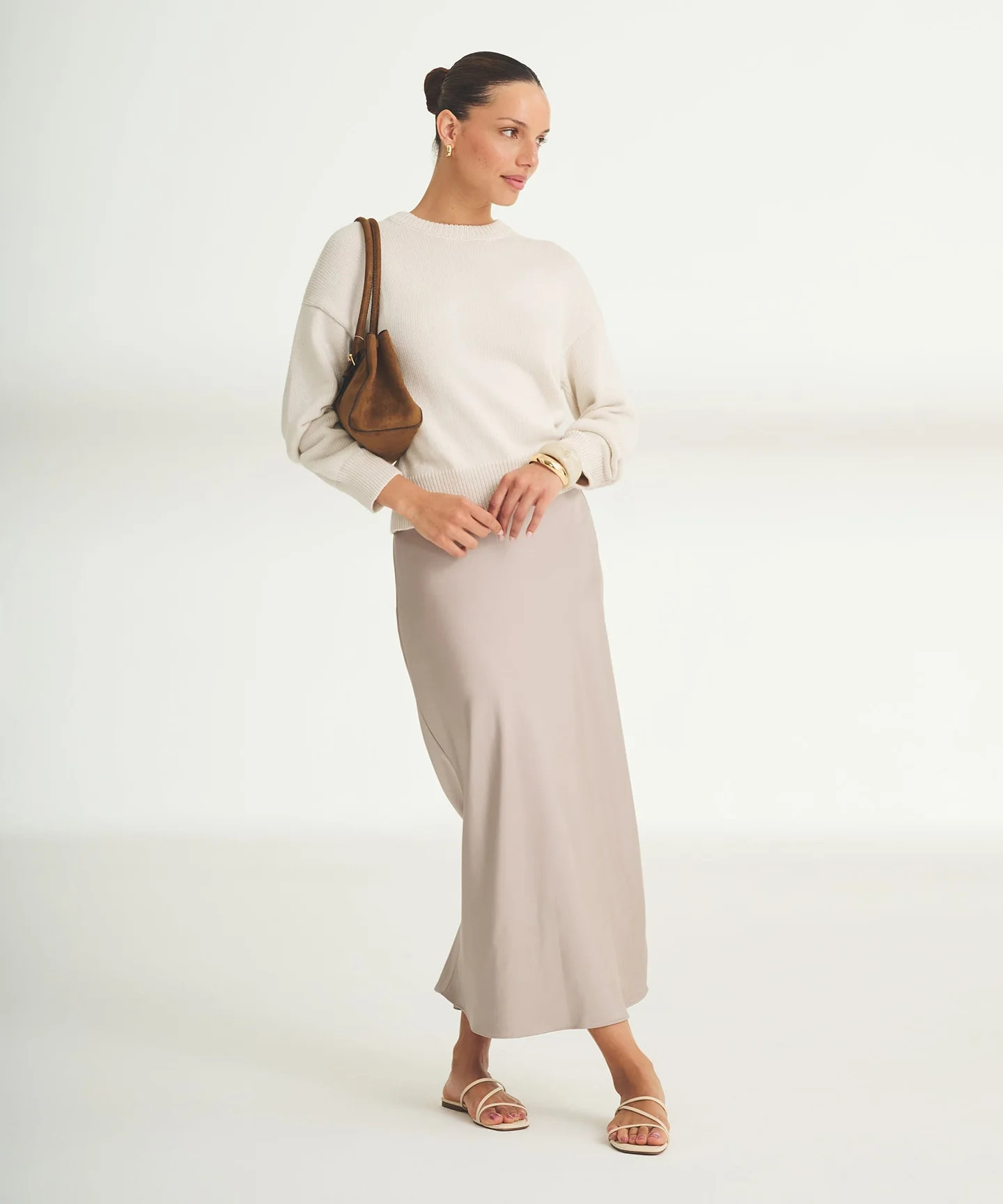 Cotton Relaxed Crewneck Sweater | NAADAM
