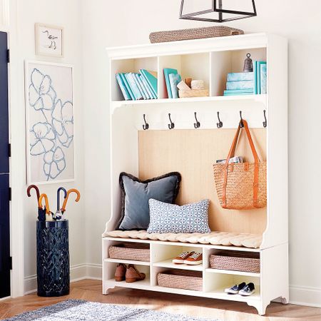 Entryway cabinet school storage options backpacks shoes books organization affordable built-in alternative for class home style 

#LTKFamily #LTKKids #LTKHome