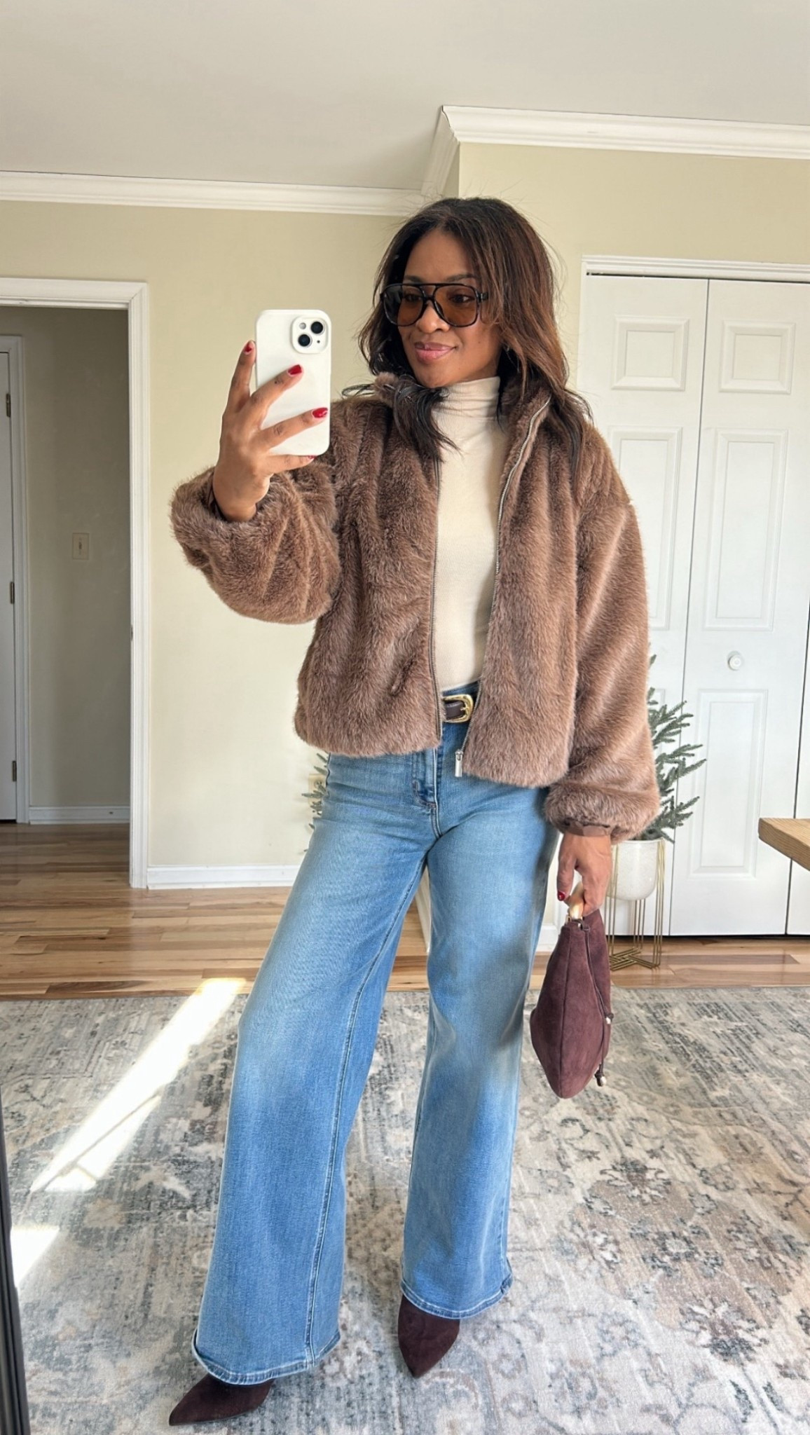 The cutest faux fur jacket from Target!! Love this one. Wearing a size small 

#ltkover40 #ltkfindsunder100 #ltkfindsunder50