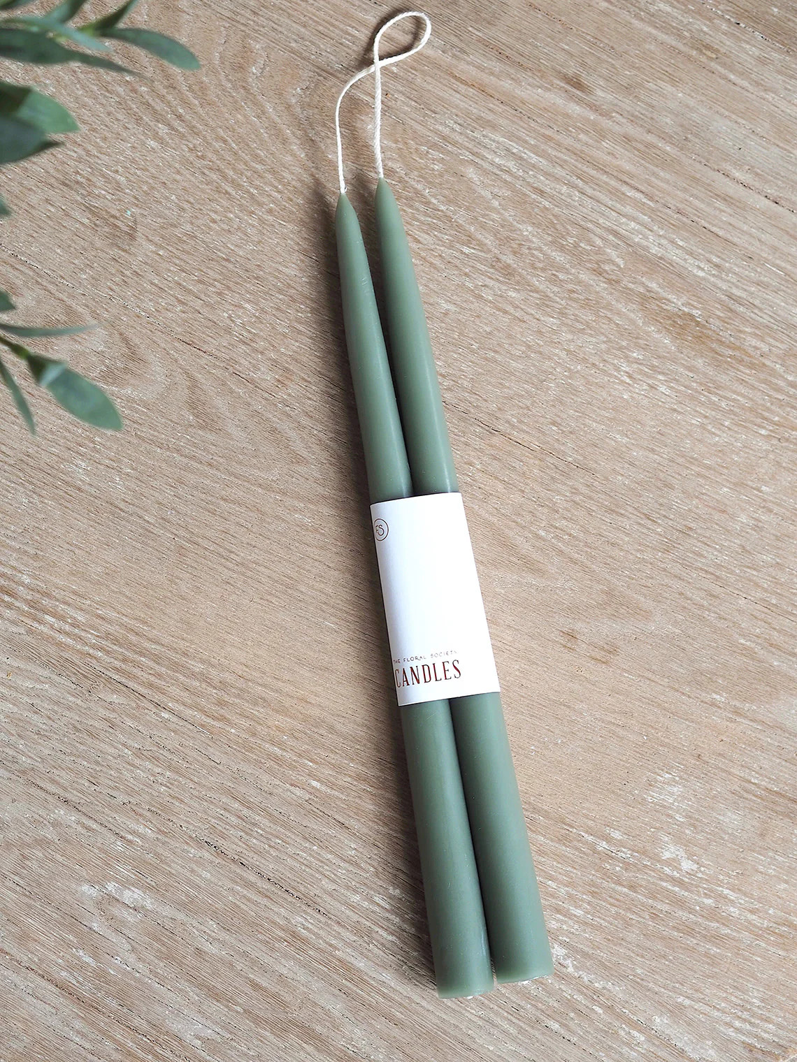 Classic Moss Taper Candle Set | The Cross Decor & Design