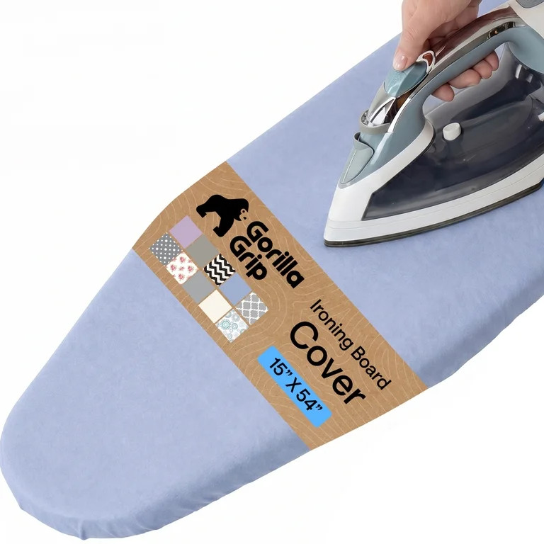 GORILLA GRIP Scorch Resistant Ironing Board Cover, Silicone Coating, Hook and Loop Fastener Strap... | Walmart (US)