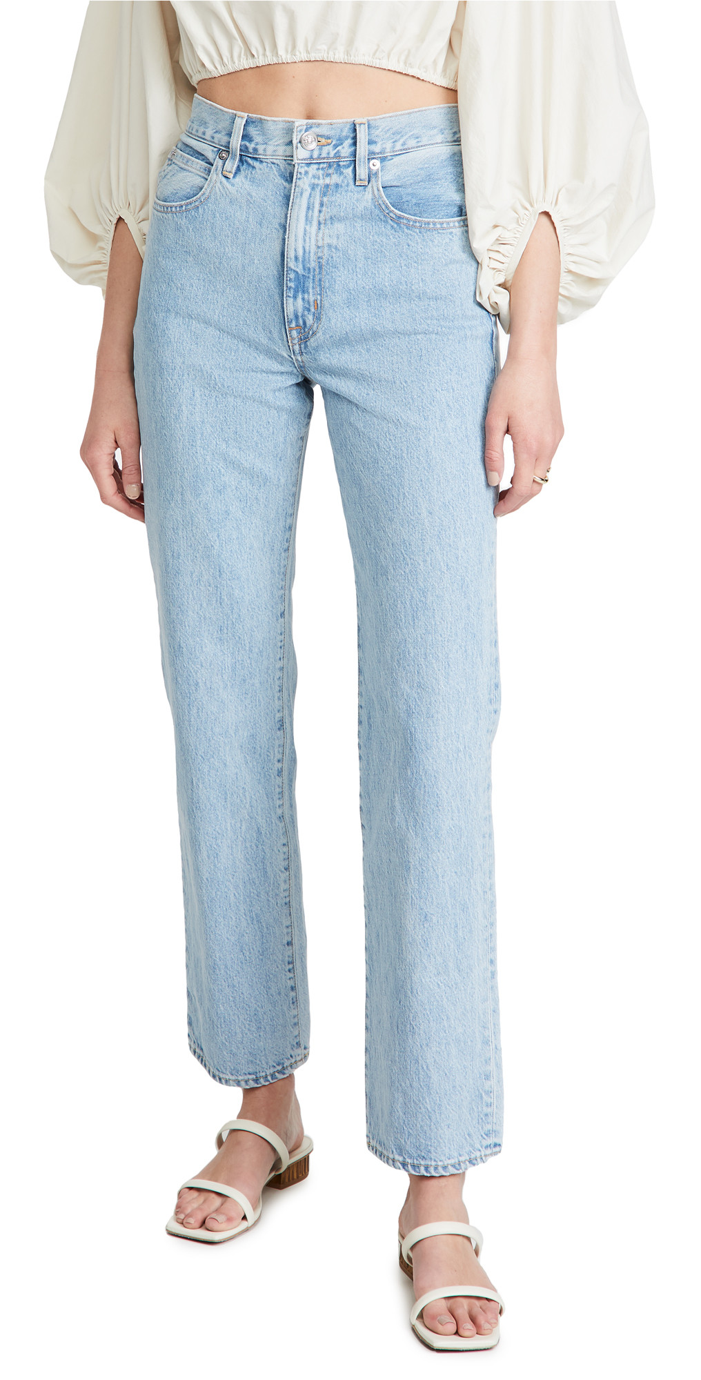SLVRLAKE London High Rise Straight Jeans | Shopbop