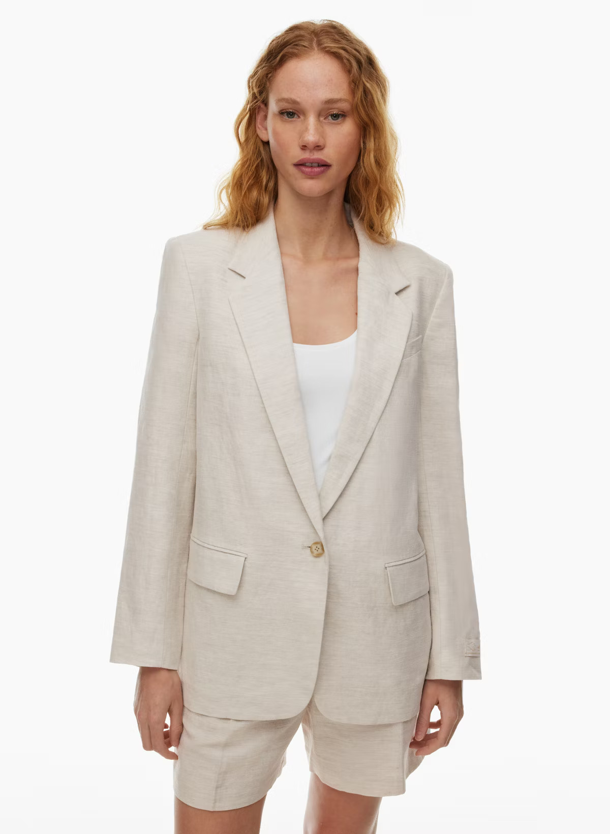 GENERATION LINEN BLAZER | Aritzia