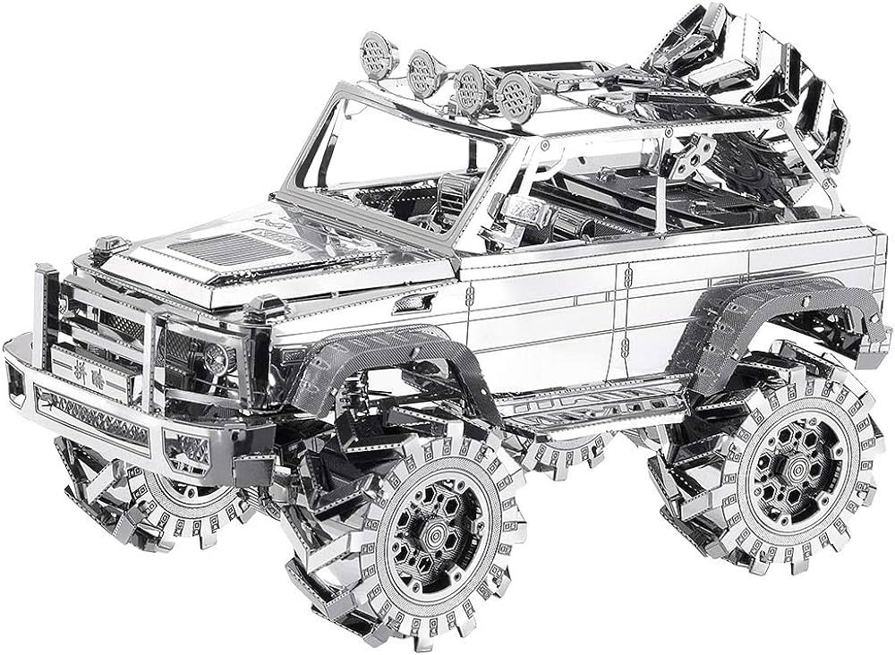 Piececool 3D Metal Puzzle SUV Car Model Kits, Vehicle Car Models Building Kit, Brain Teaser 3D Pu... | Amazon (US)