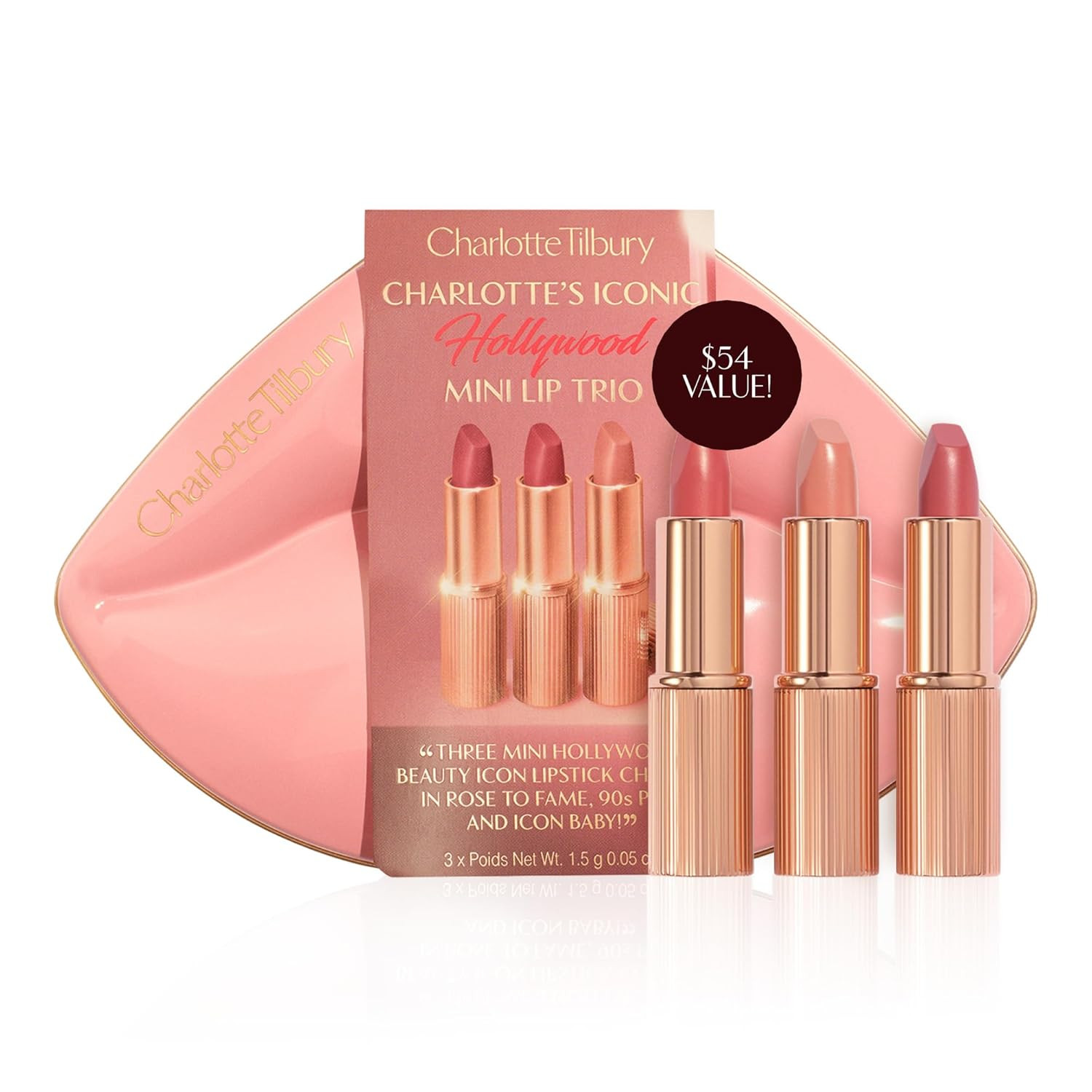 Charlotte Tilbury K.I.S.S.I.N.G Lipstick - Moisturizing & Hydrating Lipstick with Light-Diffusing... | Amazon (US)