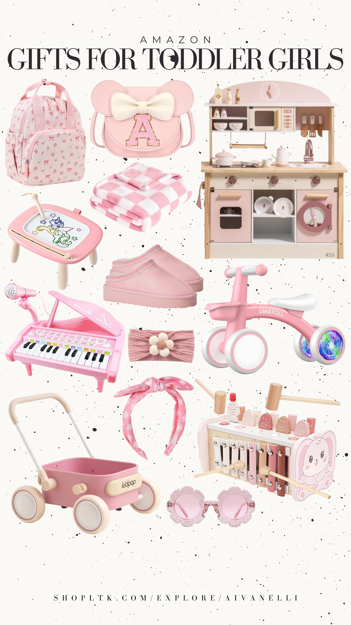 Amazon last minute gifts for toddler girls

toddler girl toys
toddler girl gifts
educational toys for toddlers
montessori toddler toys
toddler girl dolls
wooden toys for toddlers
toddler pretend play toys
toddler books and puzzles
toddler play kitchen accessories
toddler girl dress up toys

#LTKGiftGuide #LTKHoliday #LTKKids