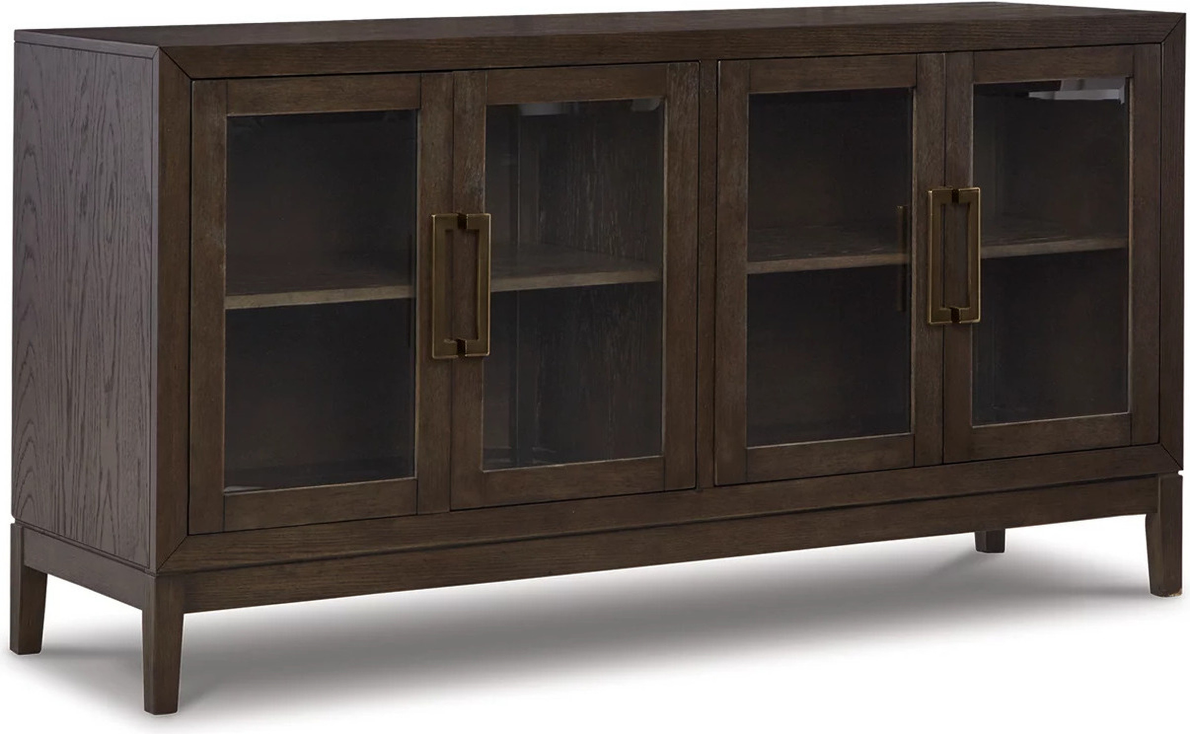 Burkhaus Dark Brown Dining Room Server | 1stopbedrooms