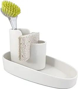 Kitchen Caddy Sponge Scrub Brush Holder and Soap Dish Tray Kitchen Caddy | Amazon (US)