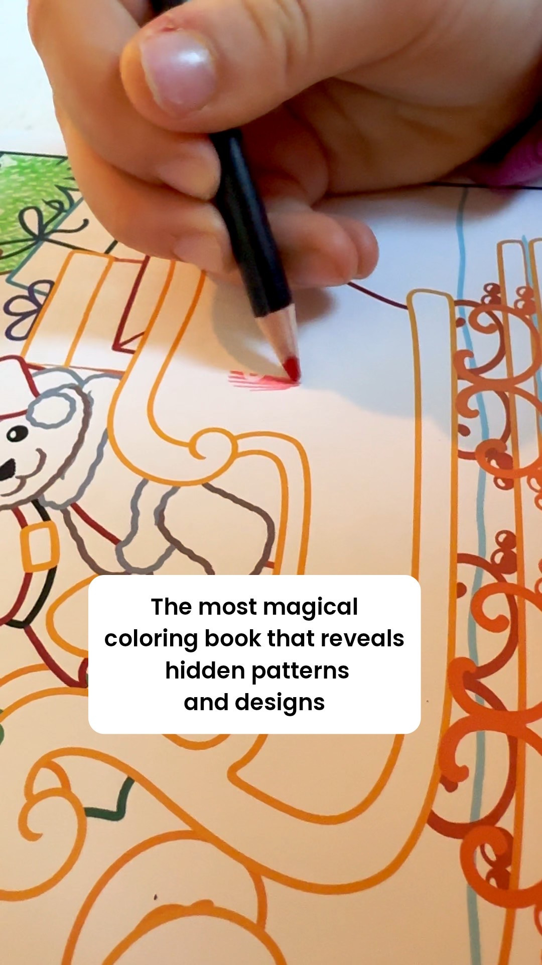 Christmas coloring book for kids that reveals hidden patterns and designs when you color! 

#LTKGiftGuide #LTKKids #LTKHoliday