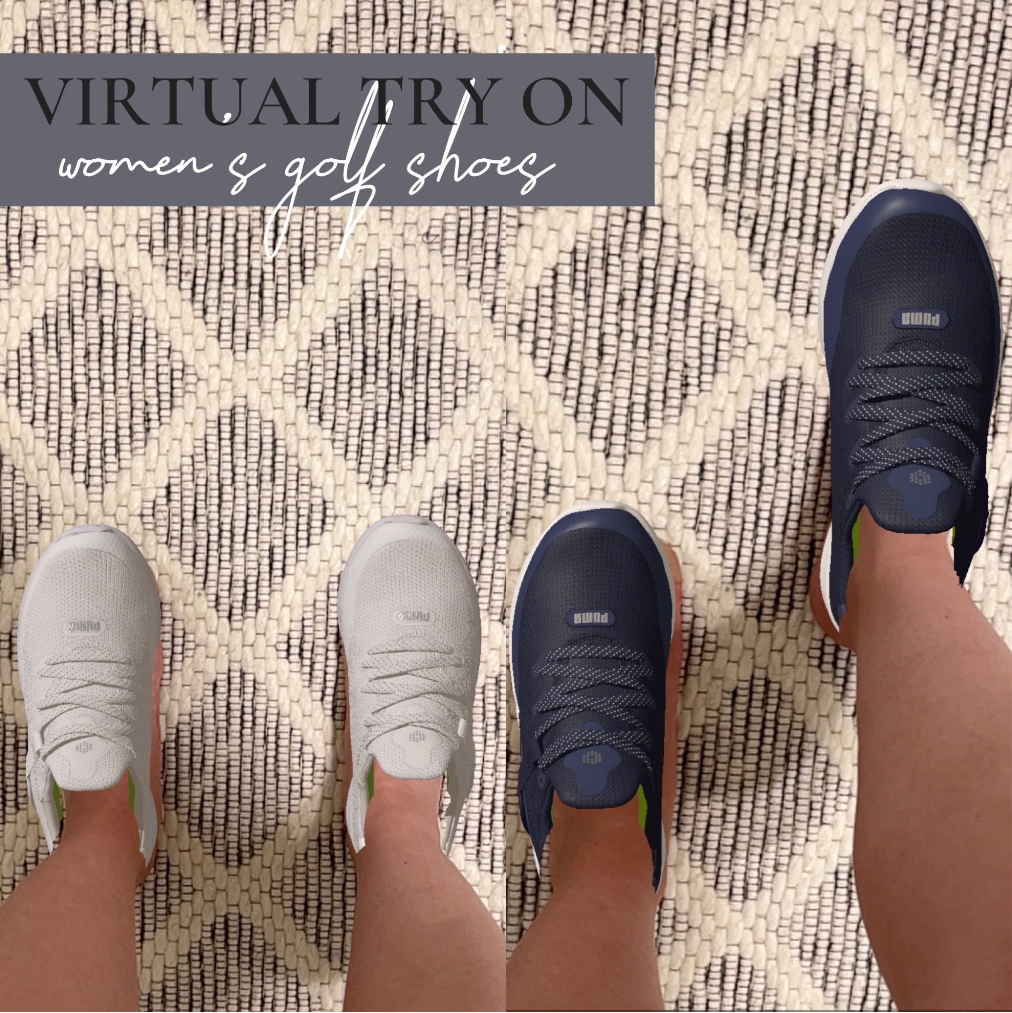 Have you tried the Virtual Try On feature on Amazon? It makes finding the perfect golf shoe so easy in the comfort of my own home! I think I may get both pairs!😍🤍⛳️ 

Women’s golf | golf shoe | golfer | birdie | par | Amazon shoe 

#LTKstyletip #LTKshoecrush