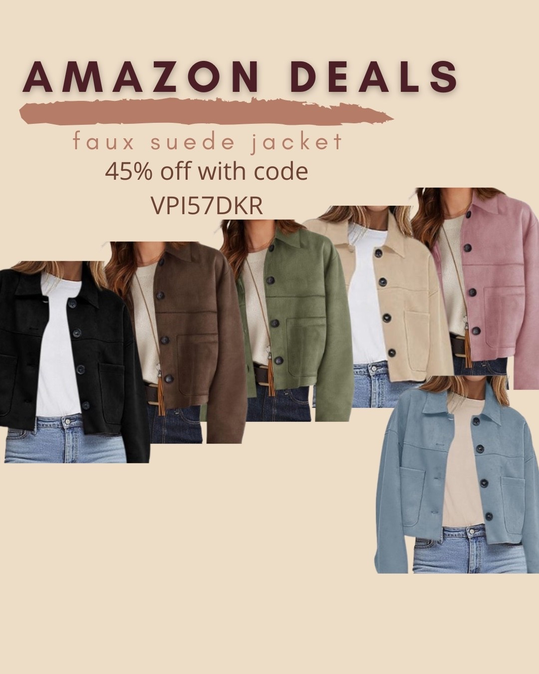 $19 ends 3/11

Amazon fashion
Amazon deals
Faux suede jacket
Outerwear

#LTKSaleAlert