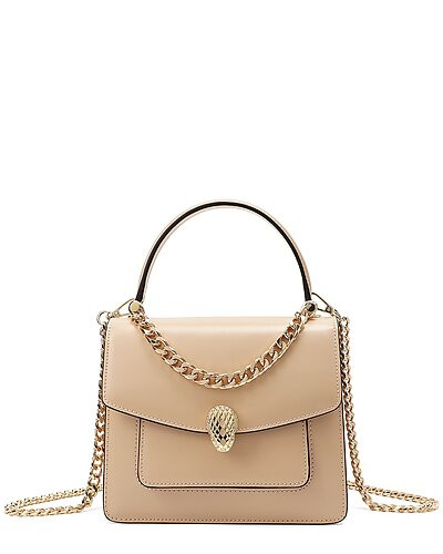 Smooth Leather Top Handle Crossbody | Rue La La