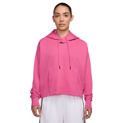 Nike Womens Nike Aja Dri-FIT Signature Hoodie - Womens Black/Pinksicle Size XS | Foot Locker (US)