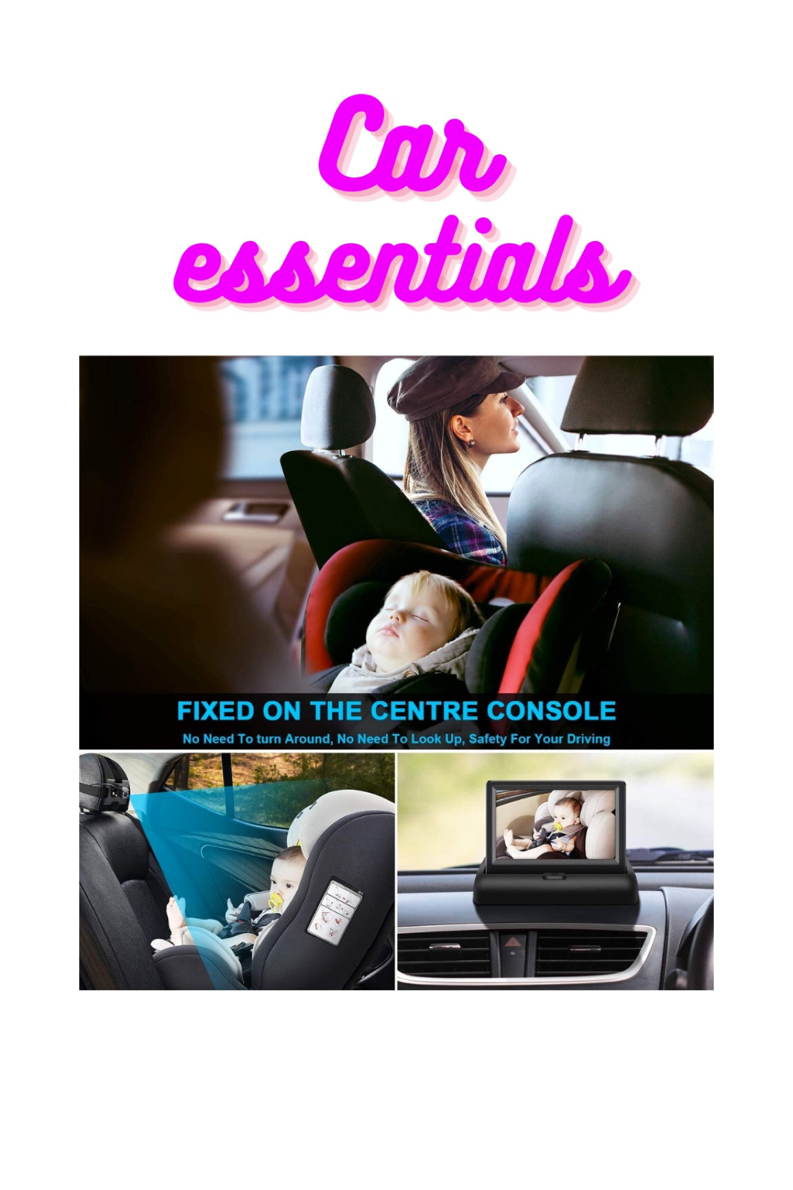 Seriously, this camera is EVERYTHING! We have in our car and it has a nigh-light so you can see your baby even at night, which you can’t with the regular mirrors. 

#LTKbaby #LTKkids #LTKfindsunder50