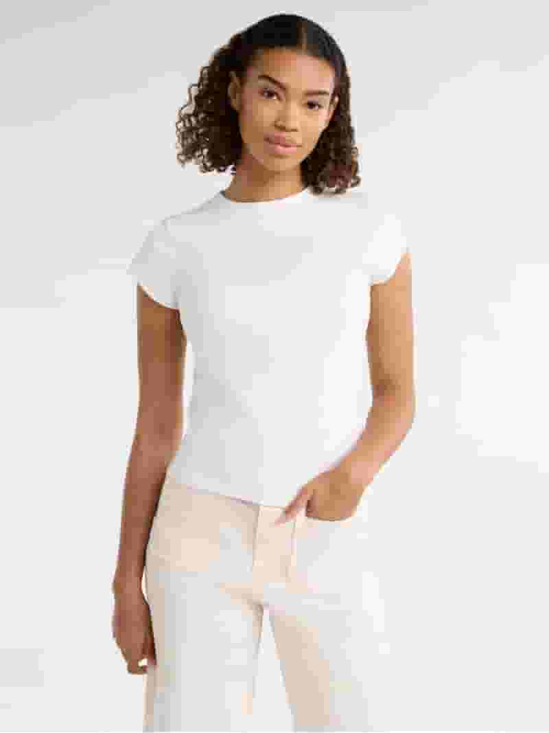 Free Assembly Women's Cap Sleeve Tee, Sizes XS-XXL | Walmart (US)