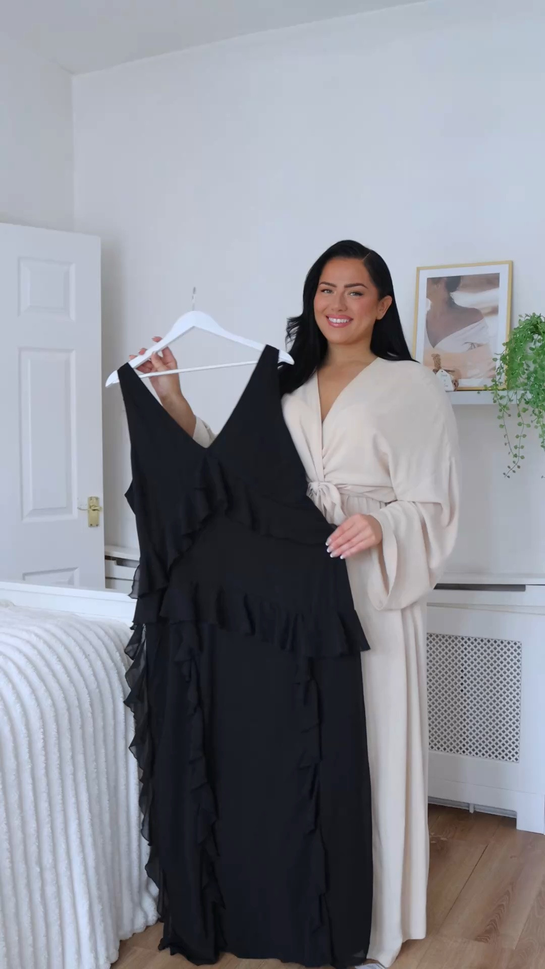 summer ruffle maxi dress for my girls who will always choose black over colour 😌🖤✨

floaty, flattering and the kind of black maxi dress that works for weddings, holidays, baby showers, christenings and all your summer plans ✨

black maxi dress | summer occasion dress | wedding guest dress | plus size fashion | size 20 style | black holiday outfit | christening outfit | baby shower outfit | curve fashion | summer dress inspo

#LTKwedding #LTKdatenight #LTKplussize