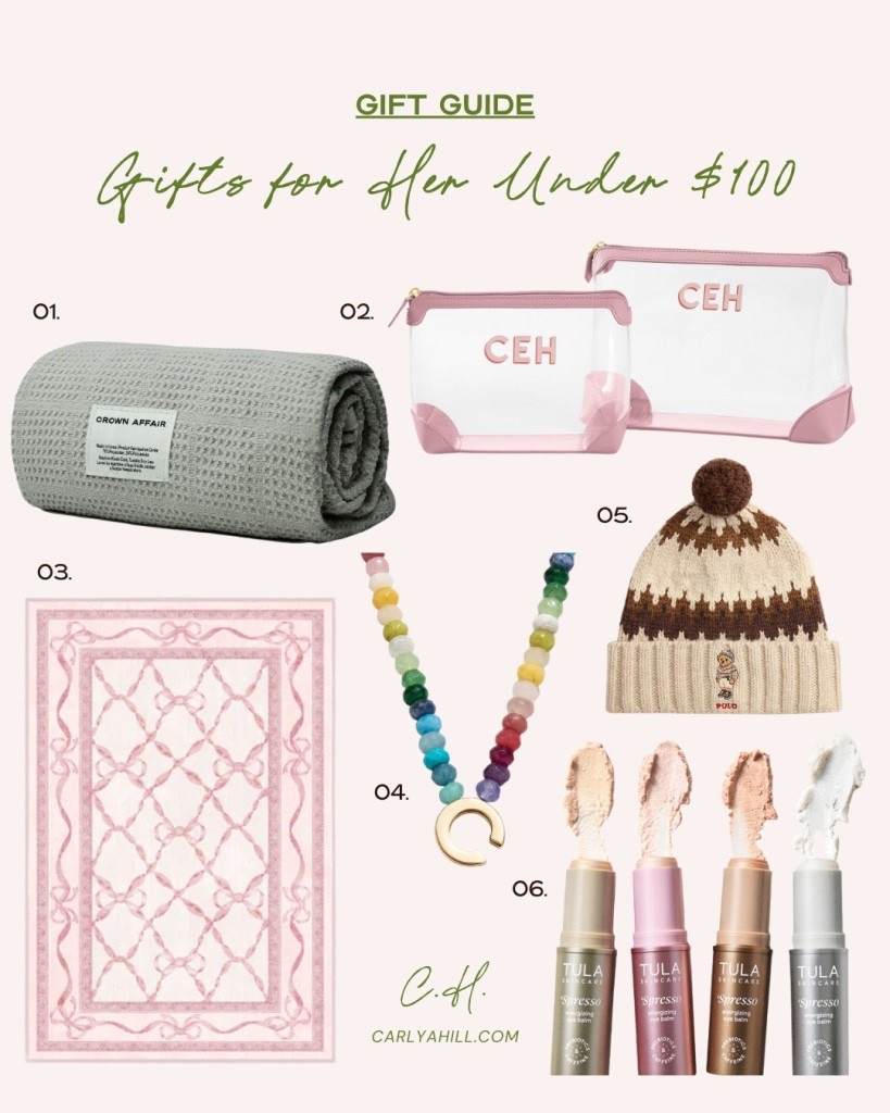 Gifts for her under $100

#LTKGiftGuide #LTKHoliday