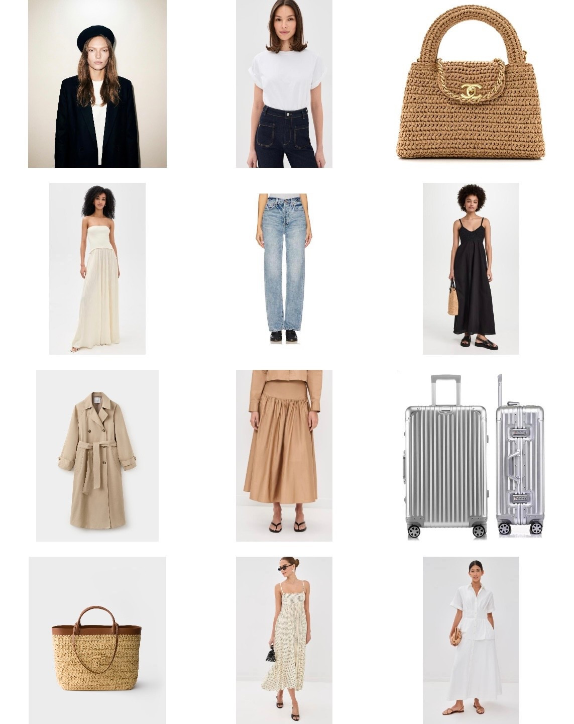 What to wear this spring, Paris outfit, travel, neutrals, luggage. 

#LTKSeasonal #LTKTravel