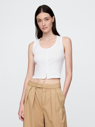 Cropped Rib Top | Gap (US)