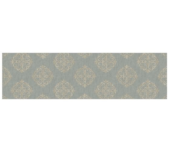 Empire Scroll Custom Rug - Charcoal (10-18 Week Delivery) | Pottery Barn (US)