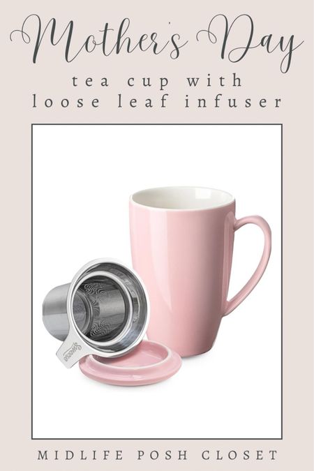 Amazon Mother’s Day Gift! TEA MUG WITH LOOSE LEAF INFUSER:  My mother doesn’t drink coffee…but she does enough a cup of freshly brewed herbal tea. (She will likely get this mug as a gift…along with a new bowling ball.) This porcelain mug with lid and loose leaf infuser is a great gift for Mom under $25.

#LTKGiftGuide #LTKfindsunder50 #LTKhome
