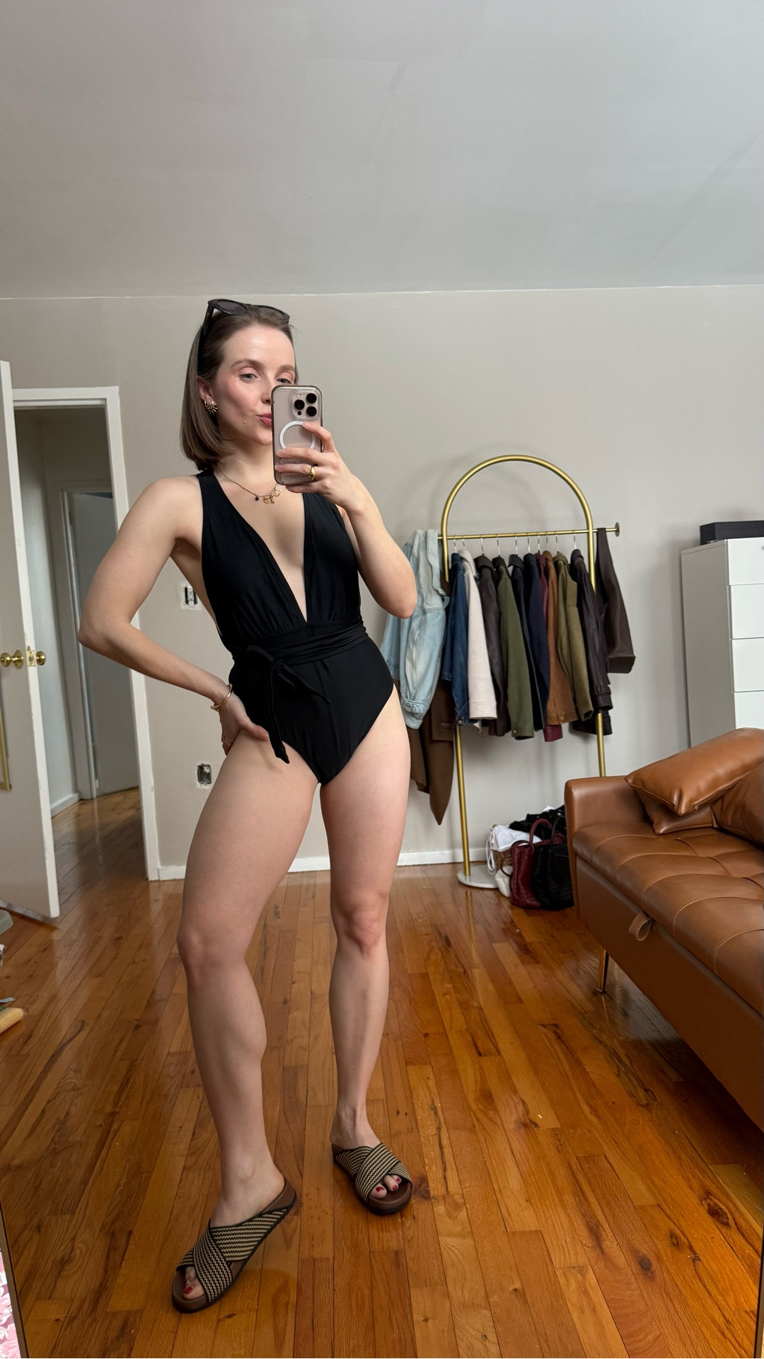 The most flattering one piece bathing suit- full coverage in back 
Wearing small
Multiple ways to tie straps 
Amazon vacation find!


#LTKSaleAlert #LTKTravel #LTKSeasonal