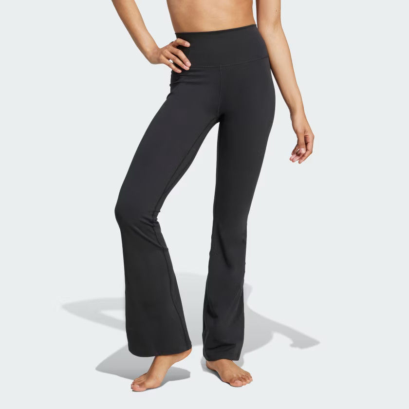 adidas All Me Flare Leggings - Black | Free Shipping with adiClub | adidas US | adidas (US)