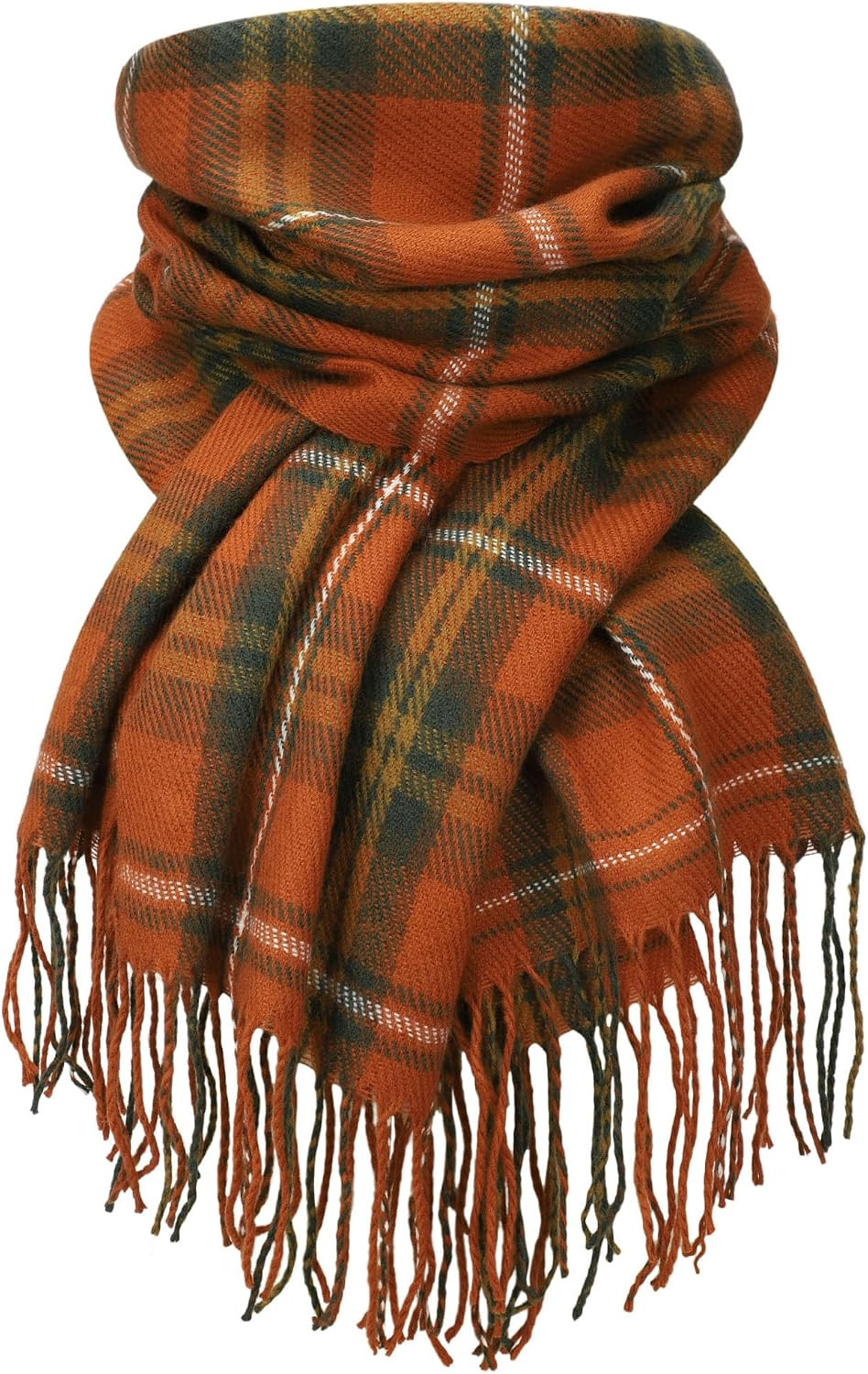 Winter Scarf for Women Long Plaid Scarves Ladies Gifts | Amazon (US)