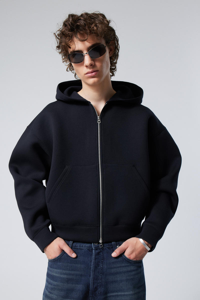 Simon Scuba Zip Hoodie | Weekday