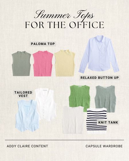 Summer Tops For the Office
Summer Workwear/ work outfit/ women's affordable blouse/ button down blouse/ abercrombie finds/ abercrombie sale/ summer outfits/ summer work outfits

#LTKStyleTip #LTKWorkwear #LTKSeasonal