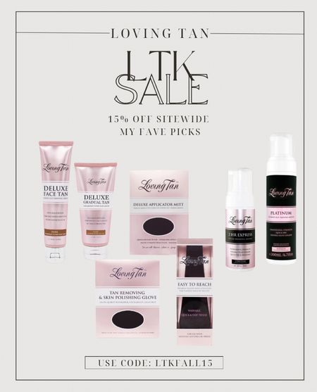 LTK SALE 🎉
↳ LOVING TAN PICKS
15% OFF SITEWIDE WITH CODE: LTKFALL15🚨‼️
—

Beauty products, beauty, skincare products, tanning product, beauty essentials, fake tan, self tanners, LTK sale, loving tan, Daily deals, sale finds, sale alert, currently on sale, deal of the day, sale posts, deals

#LTKGiftGuide #LTKbeauty #LTKSale