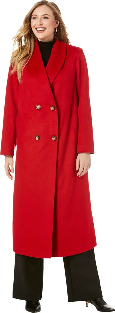 Long Shawl Collar Wool Coat | Nordstrom