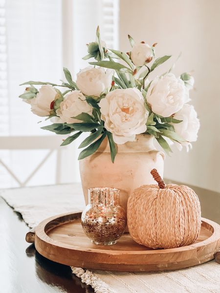 Easy fall table centerpiece using fresh fall candles from #aromatique 

#LTKHoliday #LTKHalloween #LTKSeasonal