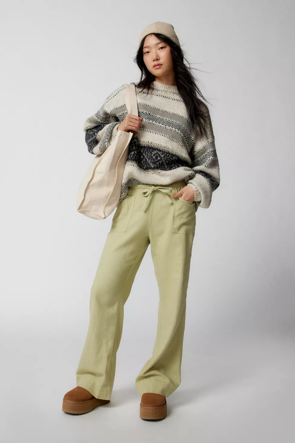 UO Amelie Linen Pant | Urban Outfitters (US and RoW)