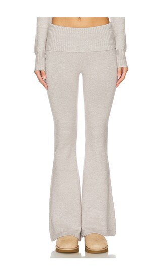 Muse Knit Pant in Cloud | Revolve Clothing (Global)